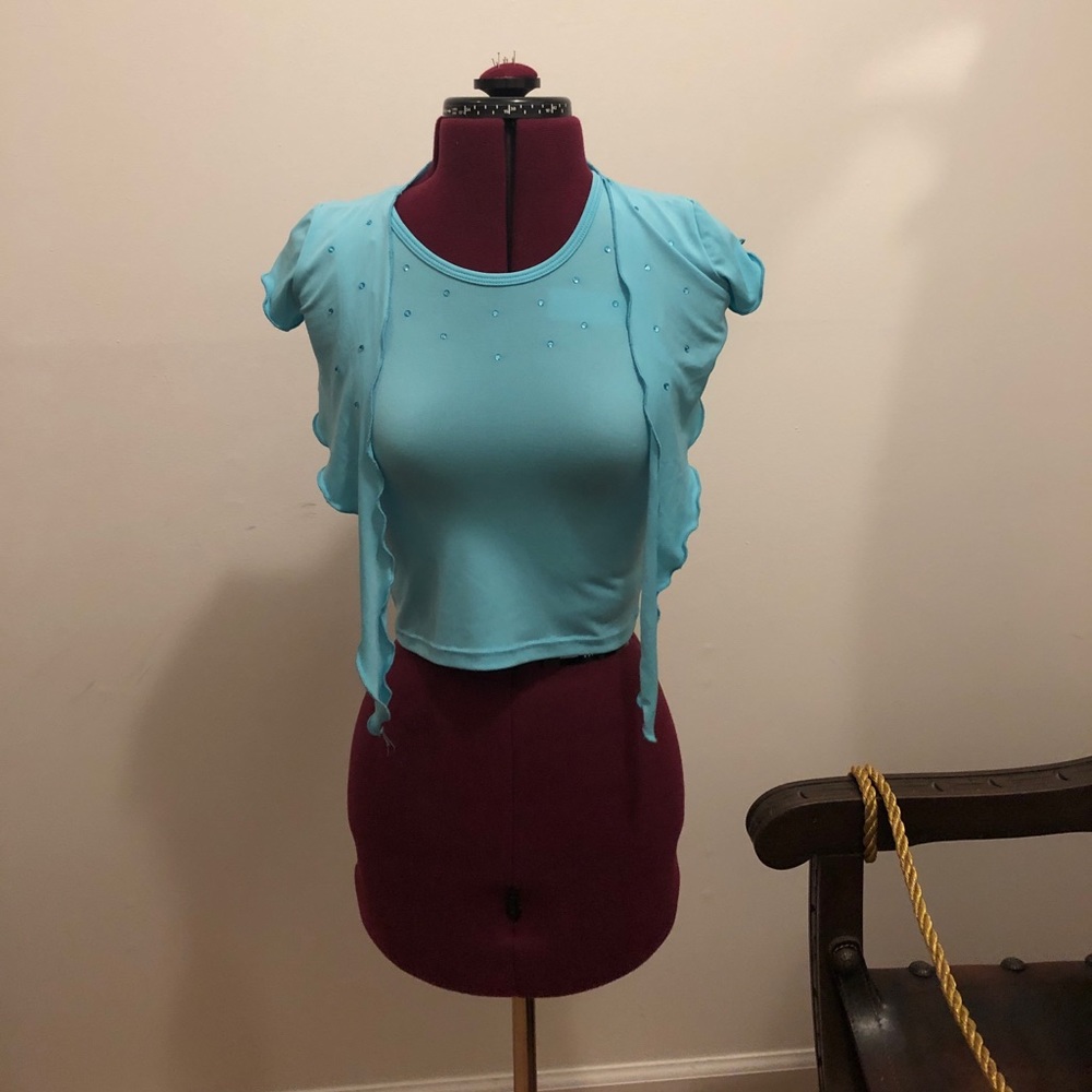 Rubbie’s girls crystal tank and shoulder cover